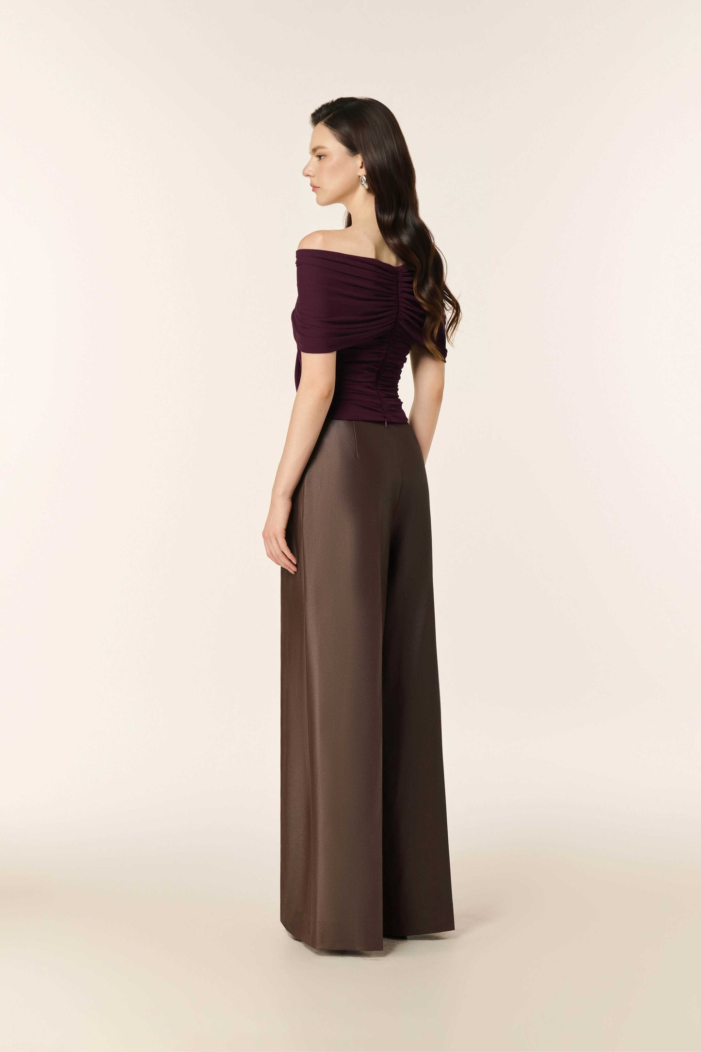 Faux Leather Pants in Coffee