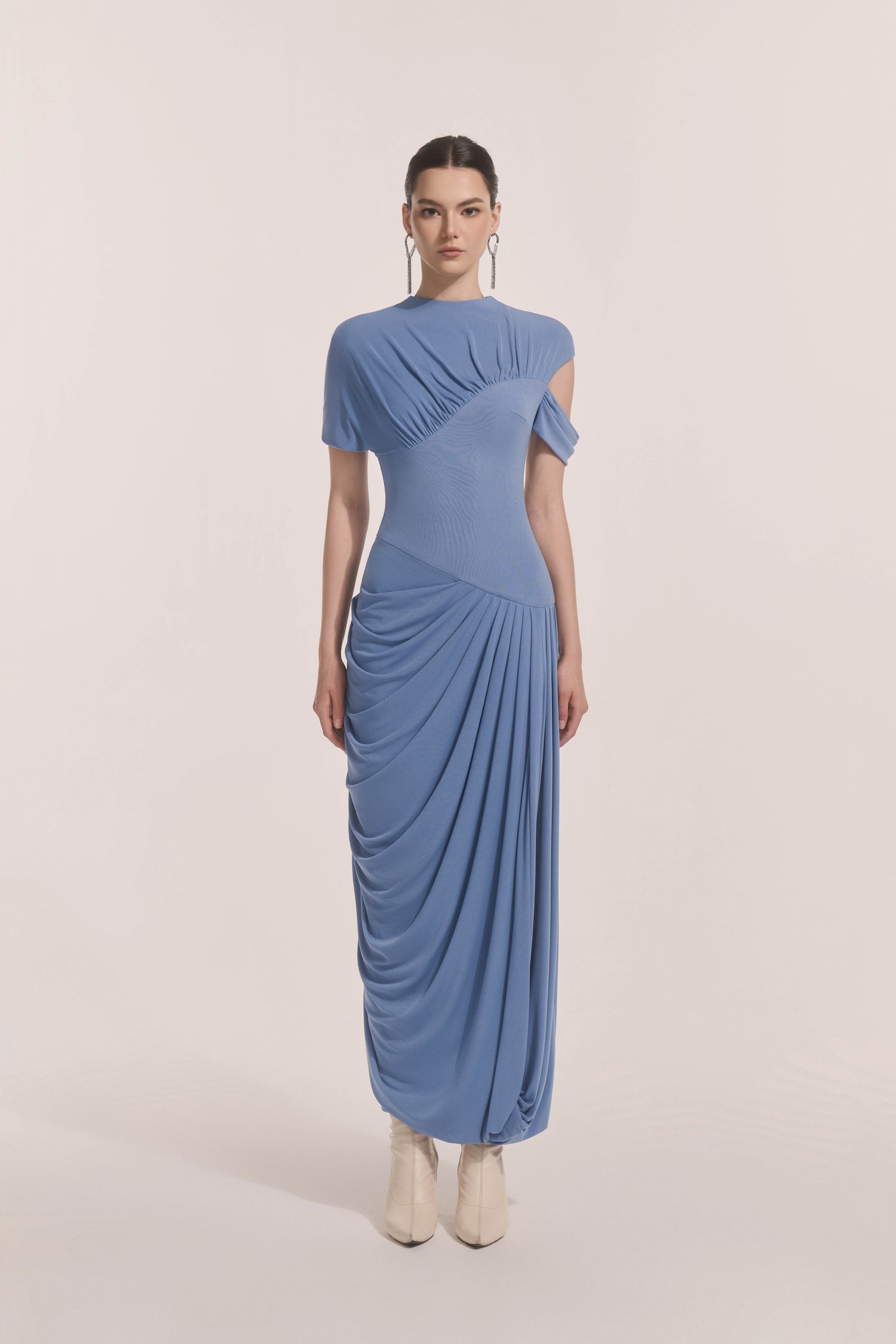 Eris Corset Dress in Blue