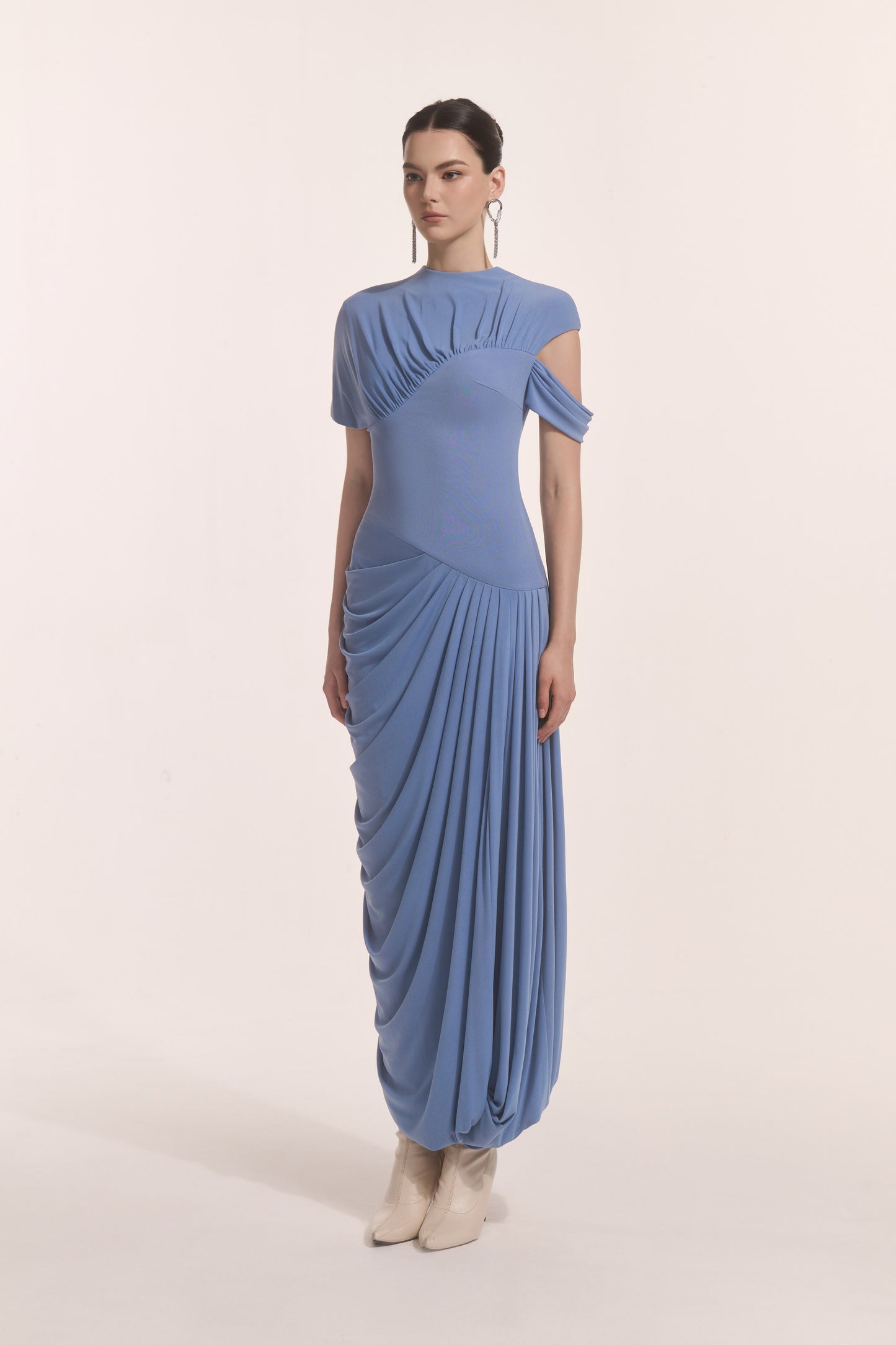 Eris Corset Dress in Blue