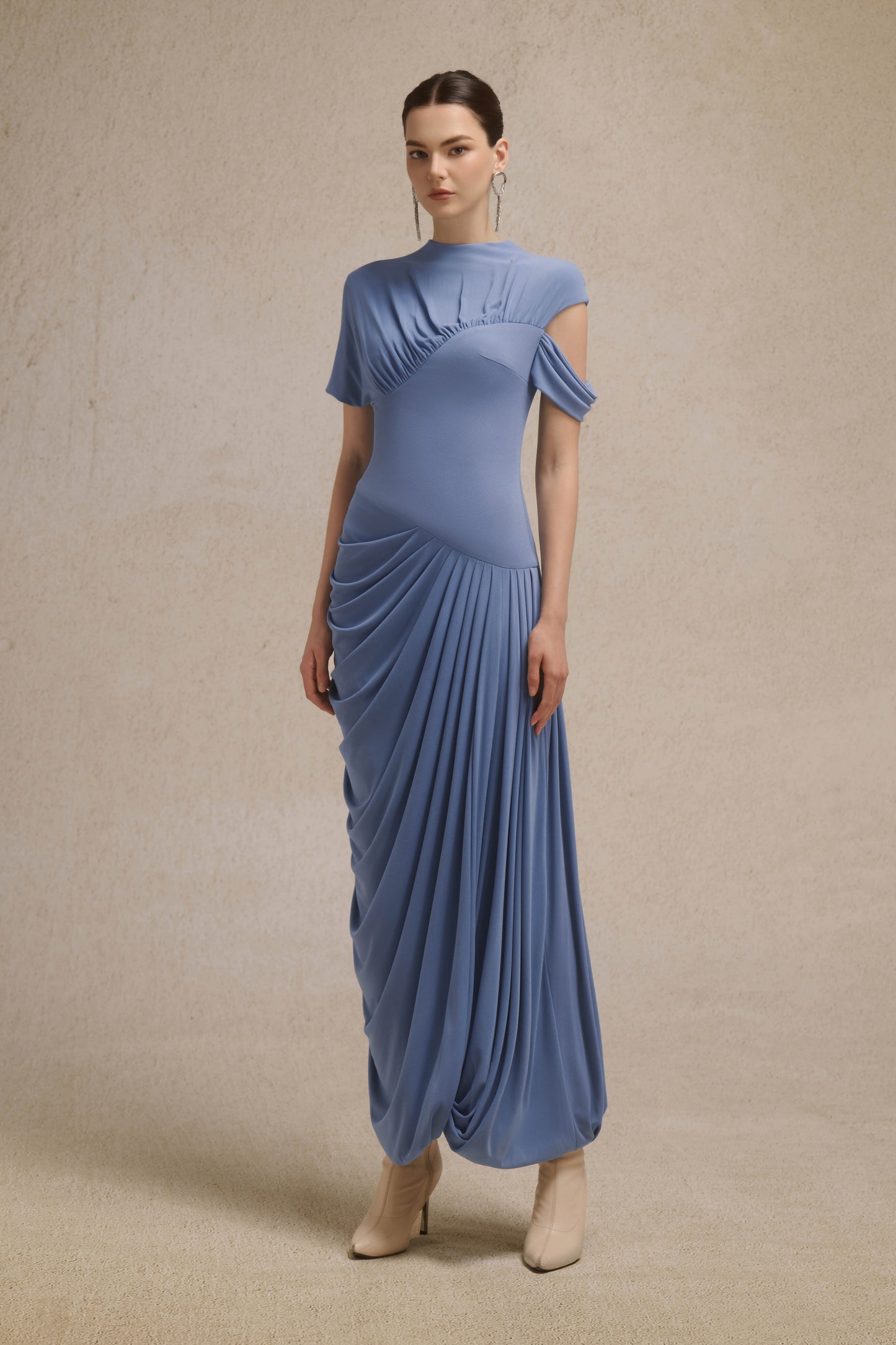 Eris Corset Dress in Blue