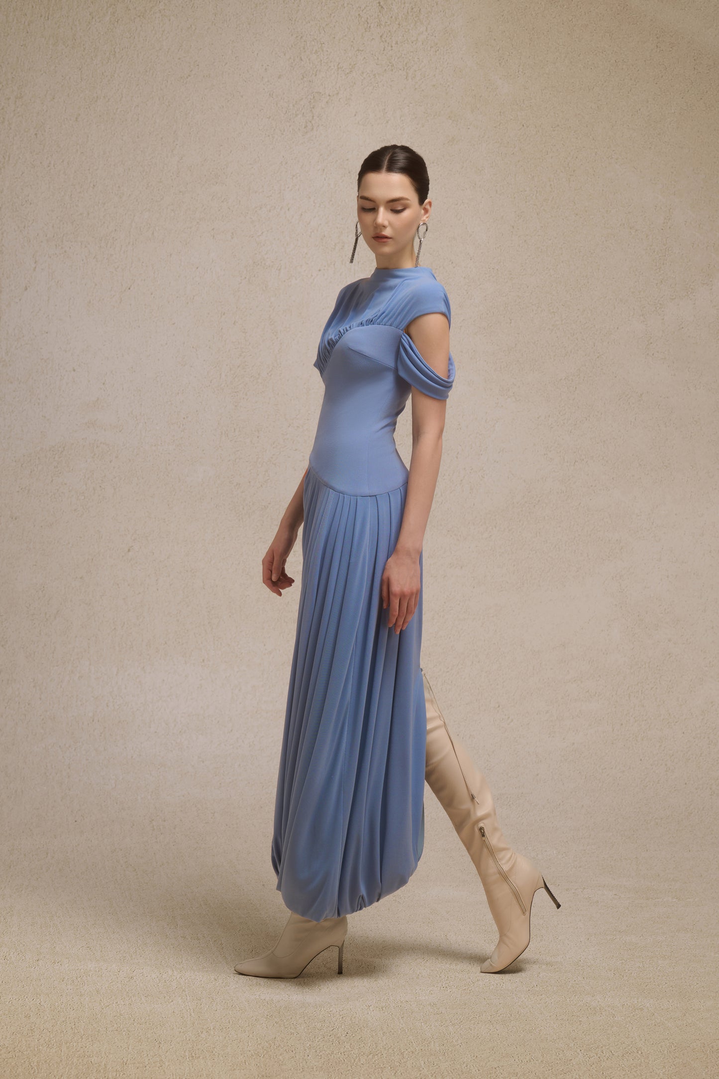 Eris Corset Dress in Blue