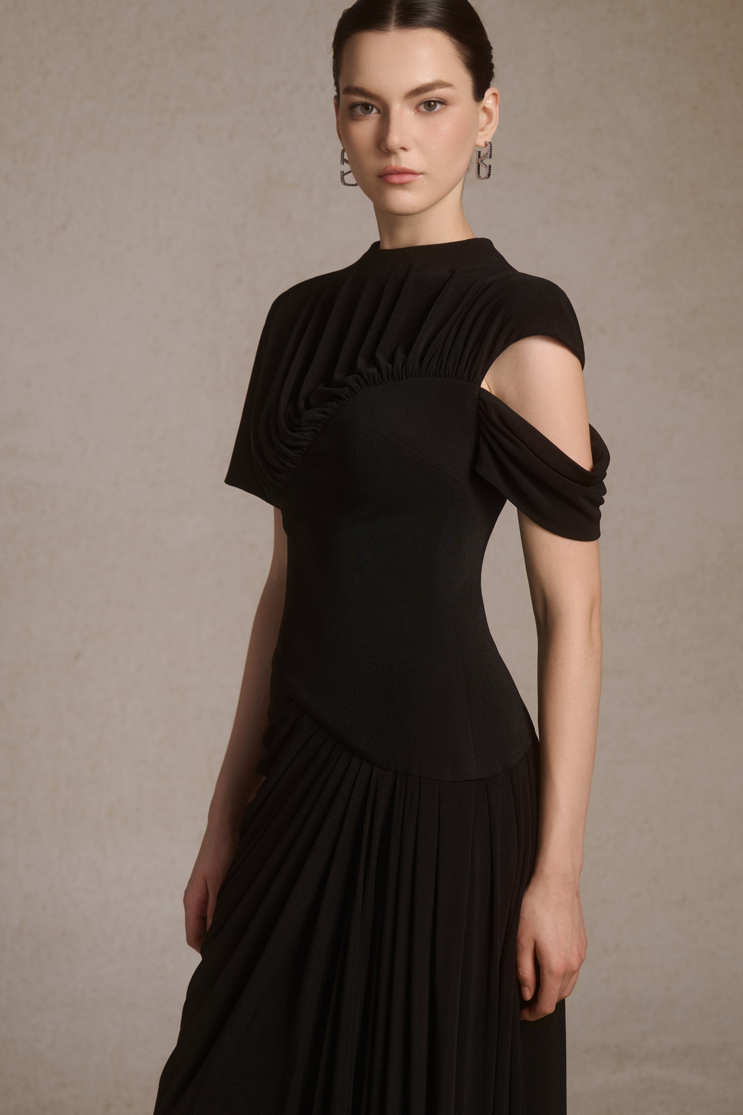 Eris Corset Dress in Black