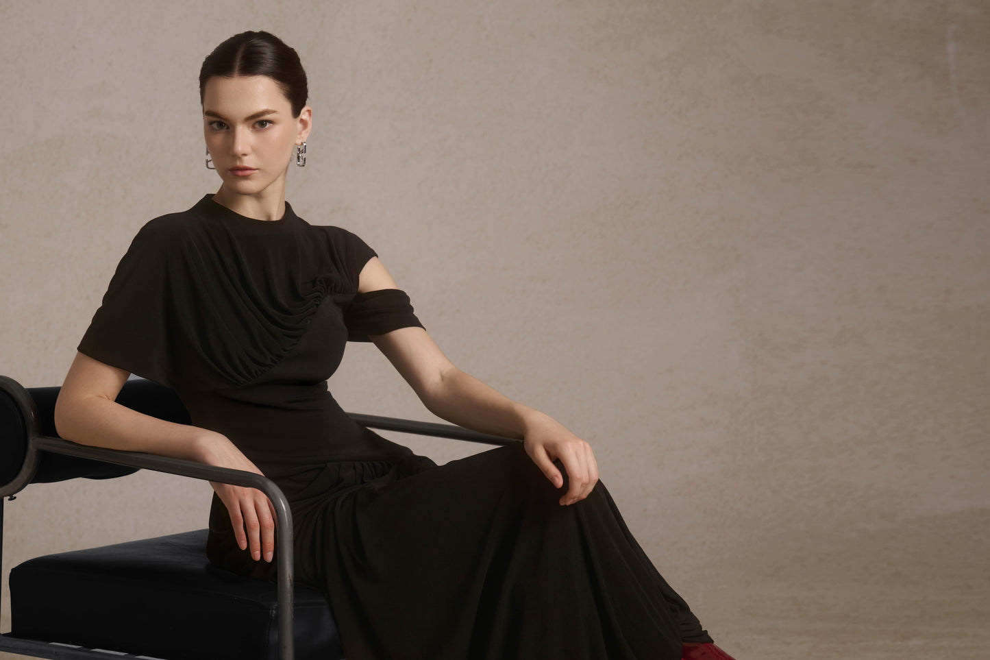 Eris Corset Dress in Black