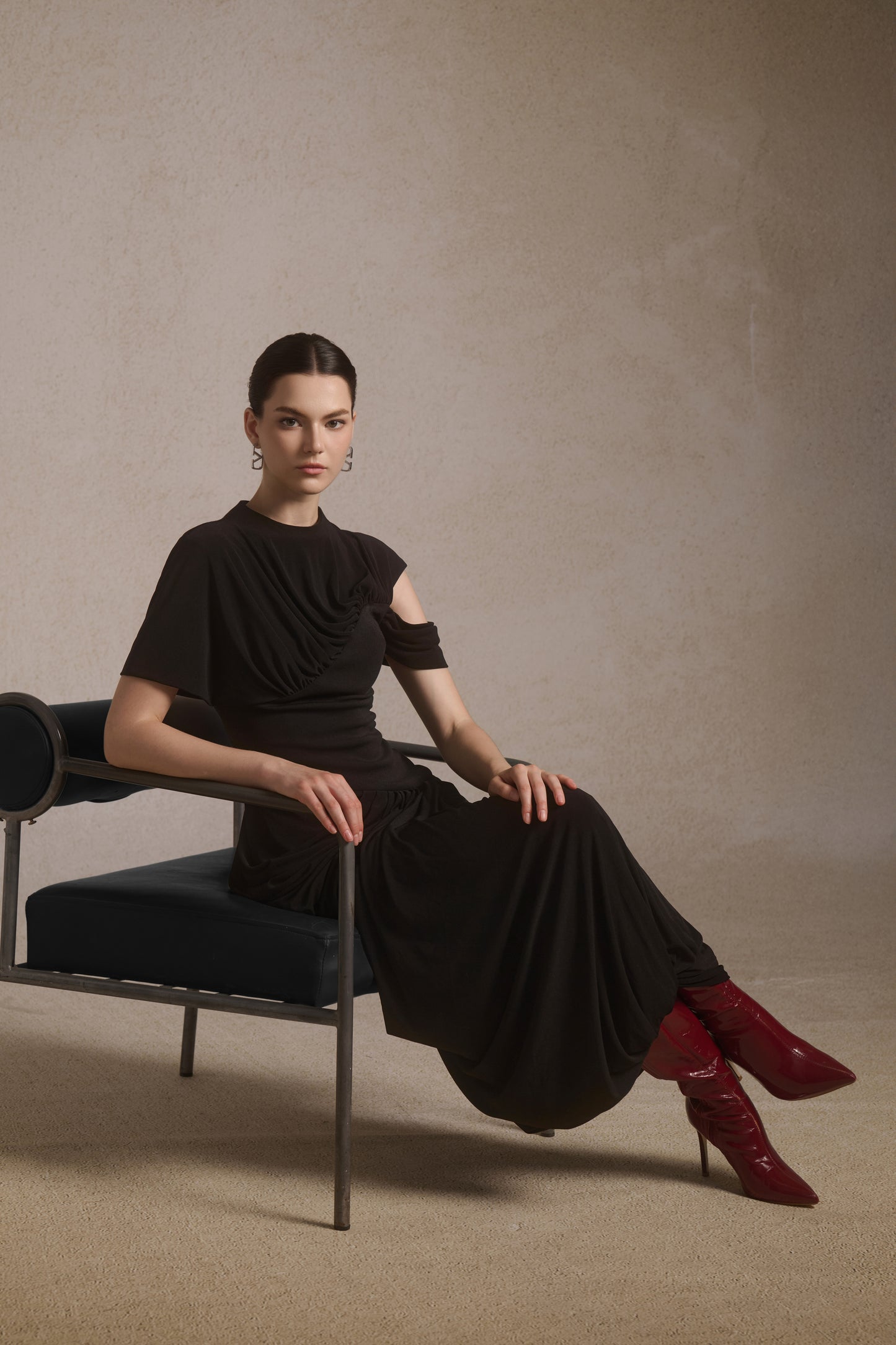 Eris Corset Dress in Black