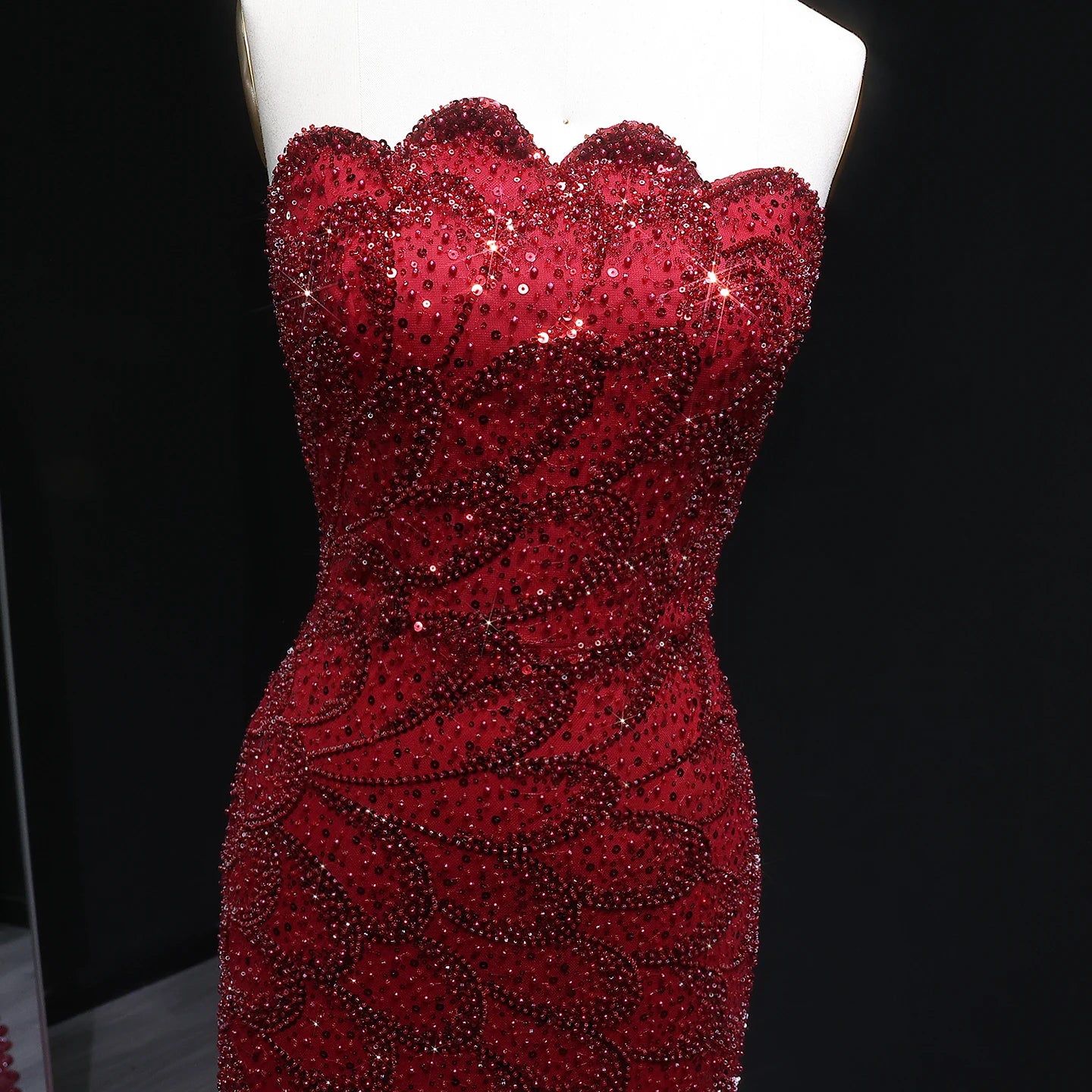 Annina Strapless Evening Gown