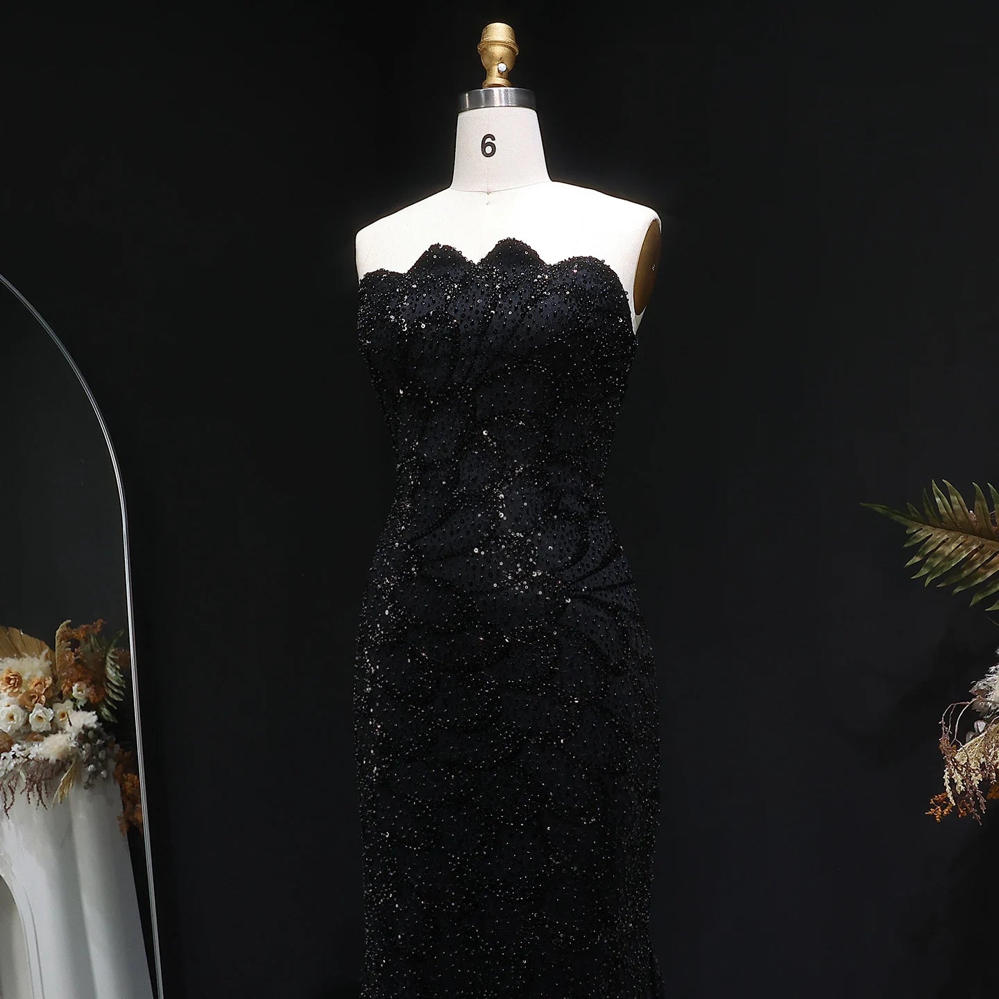 Annina Strapless Evening Gown