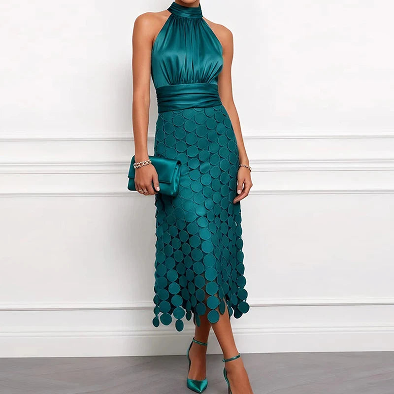 Darya Patchwork Maxi Dress