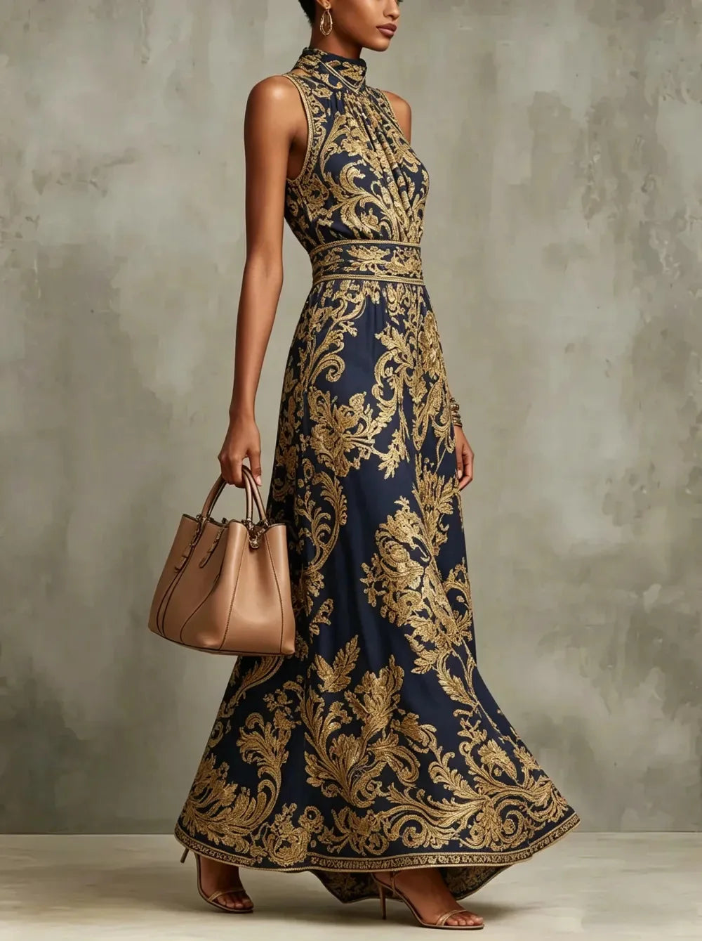 Seren Halter Maxi Dress