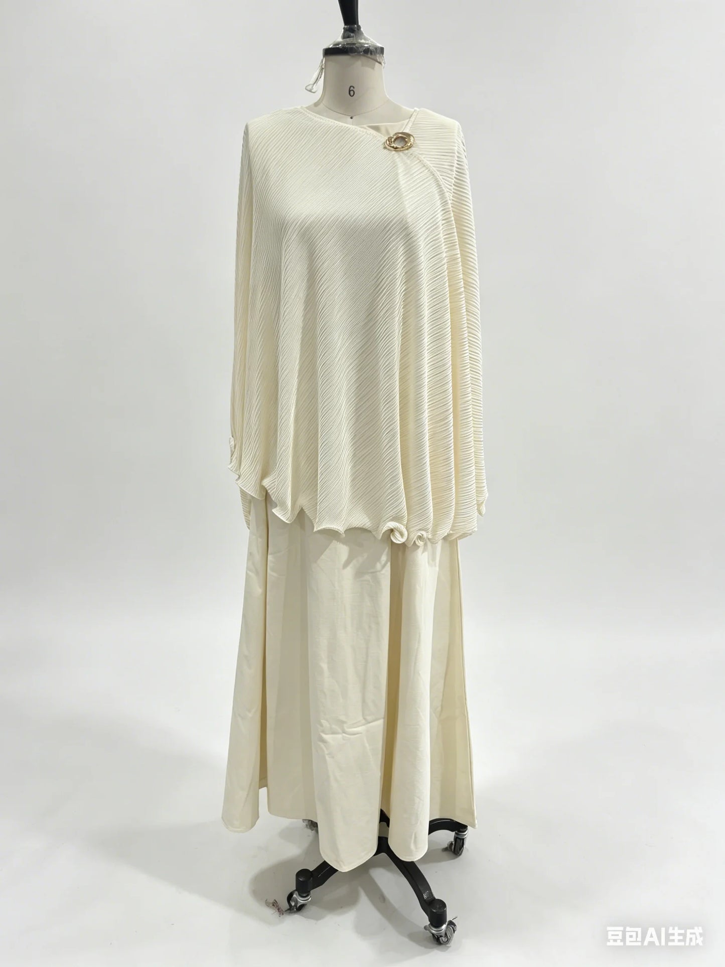 Ariselle Shawl Evening Set