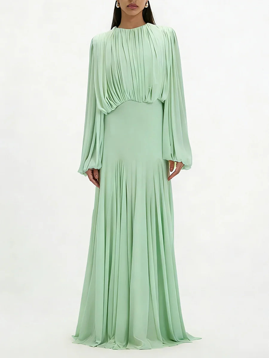 Domitia High Waist Maxi Dress