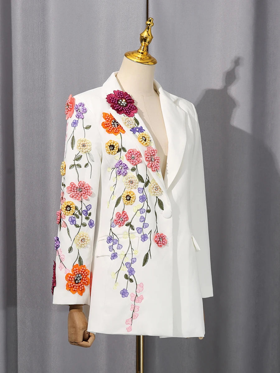 Regal Floral Blazer