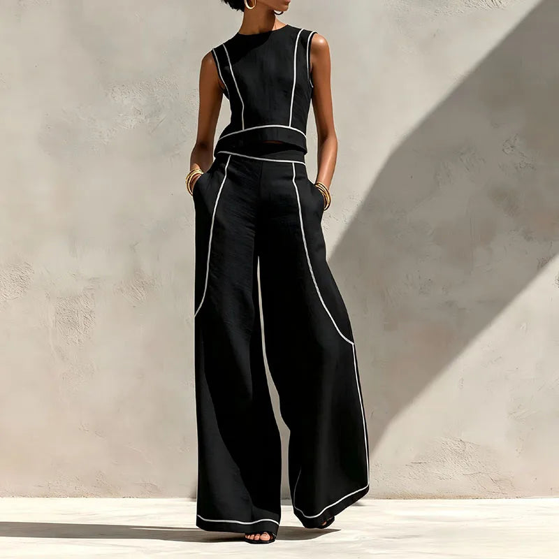Azadeh Striped Casual Set