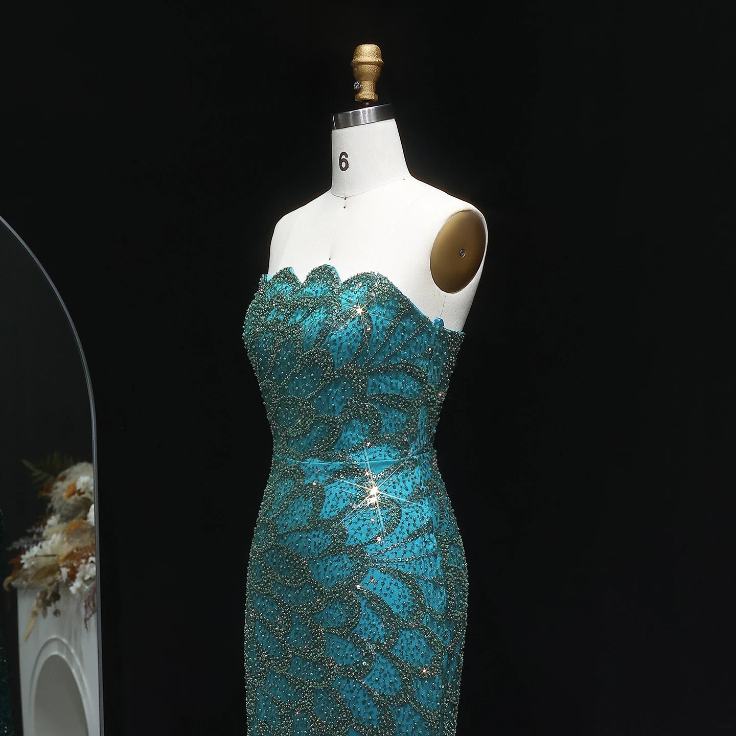 Annina Strapless Evening Gown