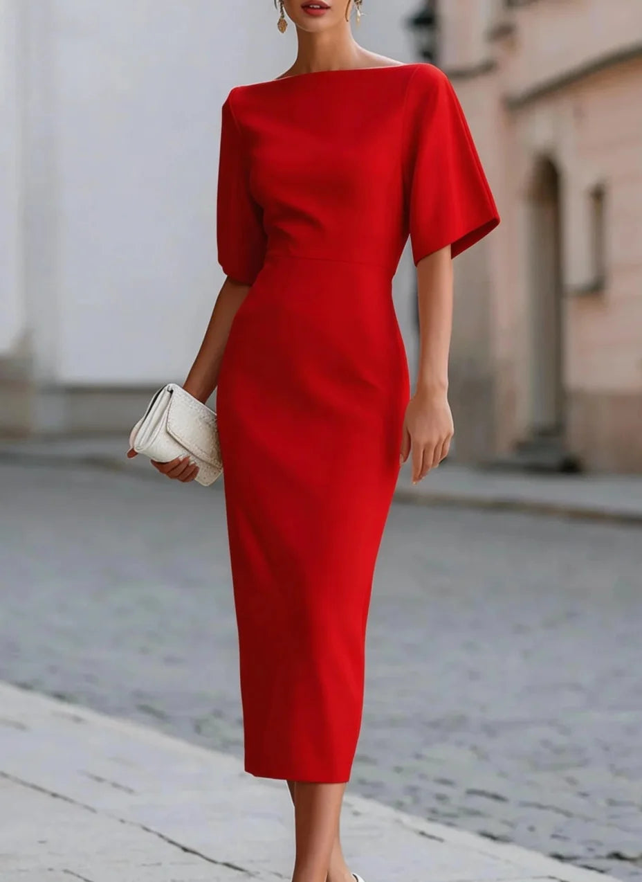Estelle Formal Midi Dress