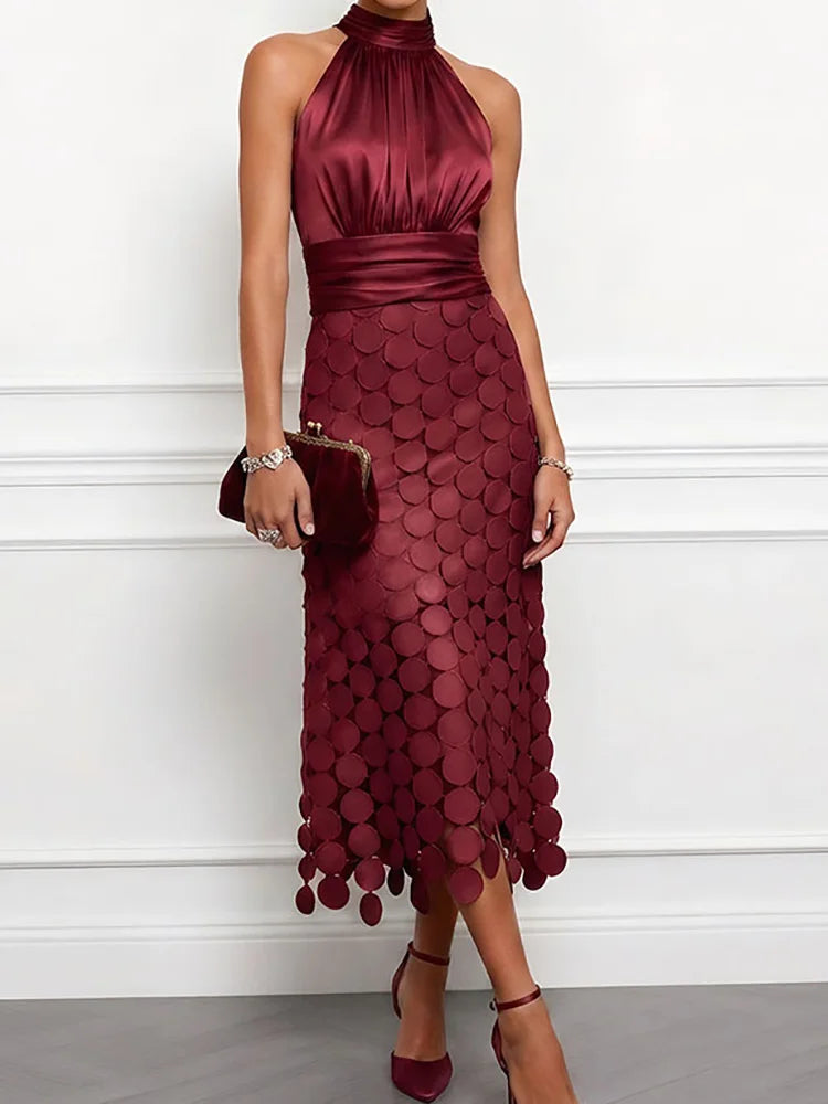 Darya Patchwork Maxi Dress