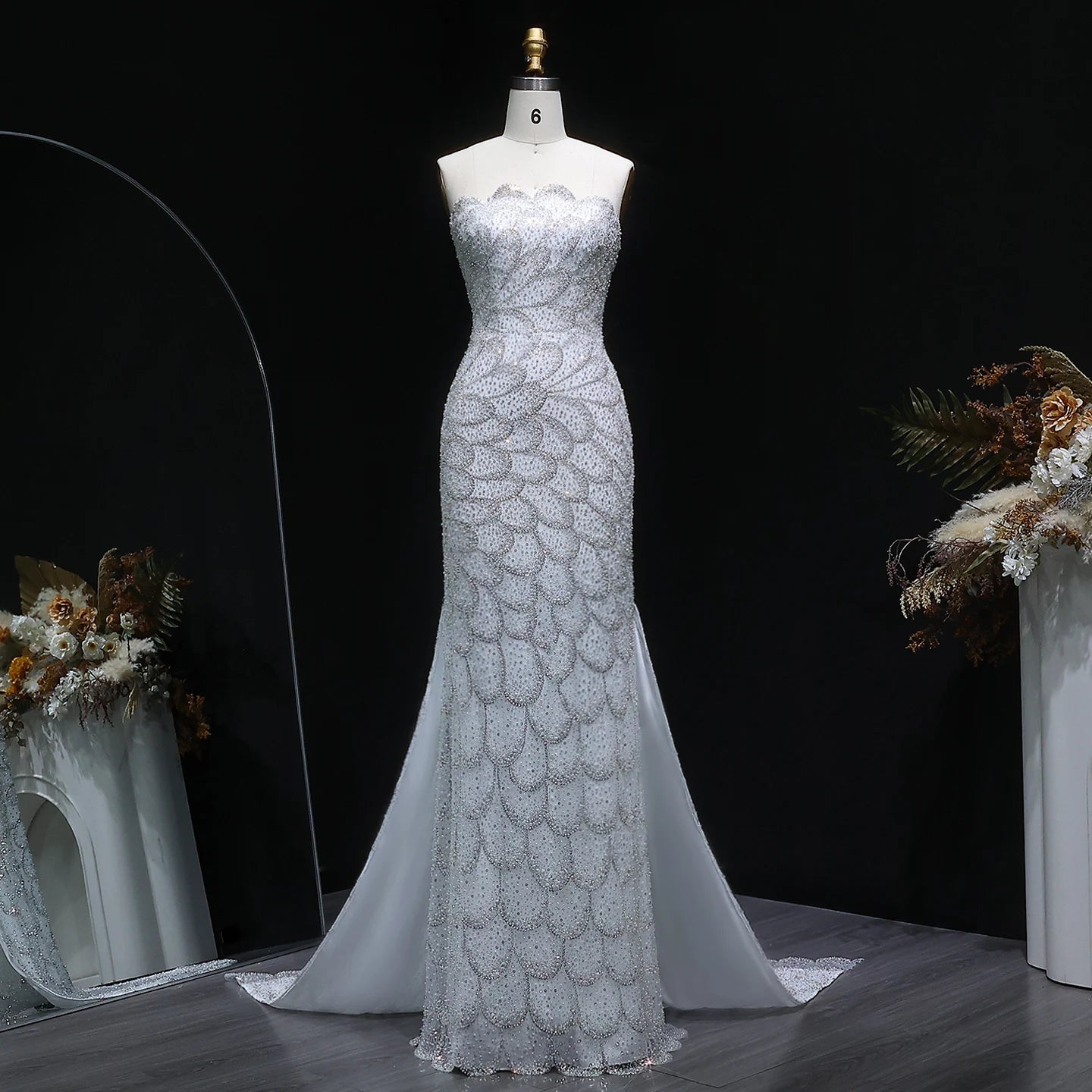 Annina Strapless Evening Gown