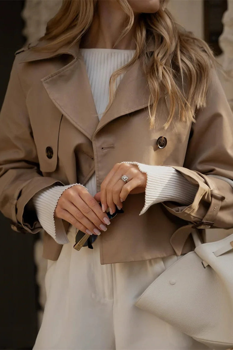 Delisse Cropped Leather