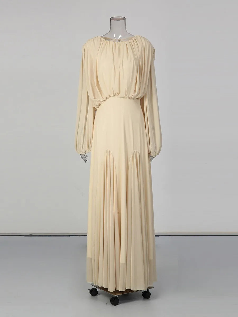 Domitia High Waist Maxi Dress