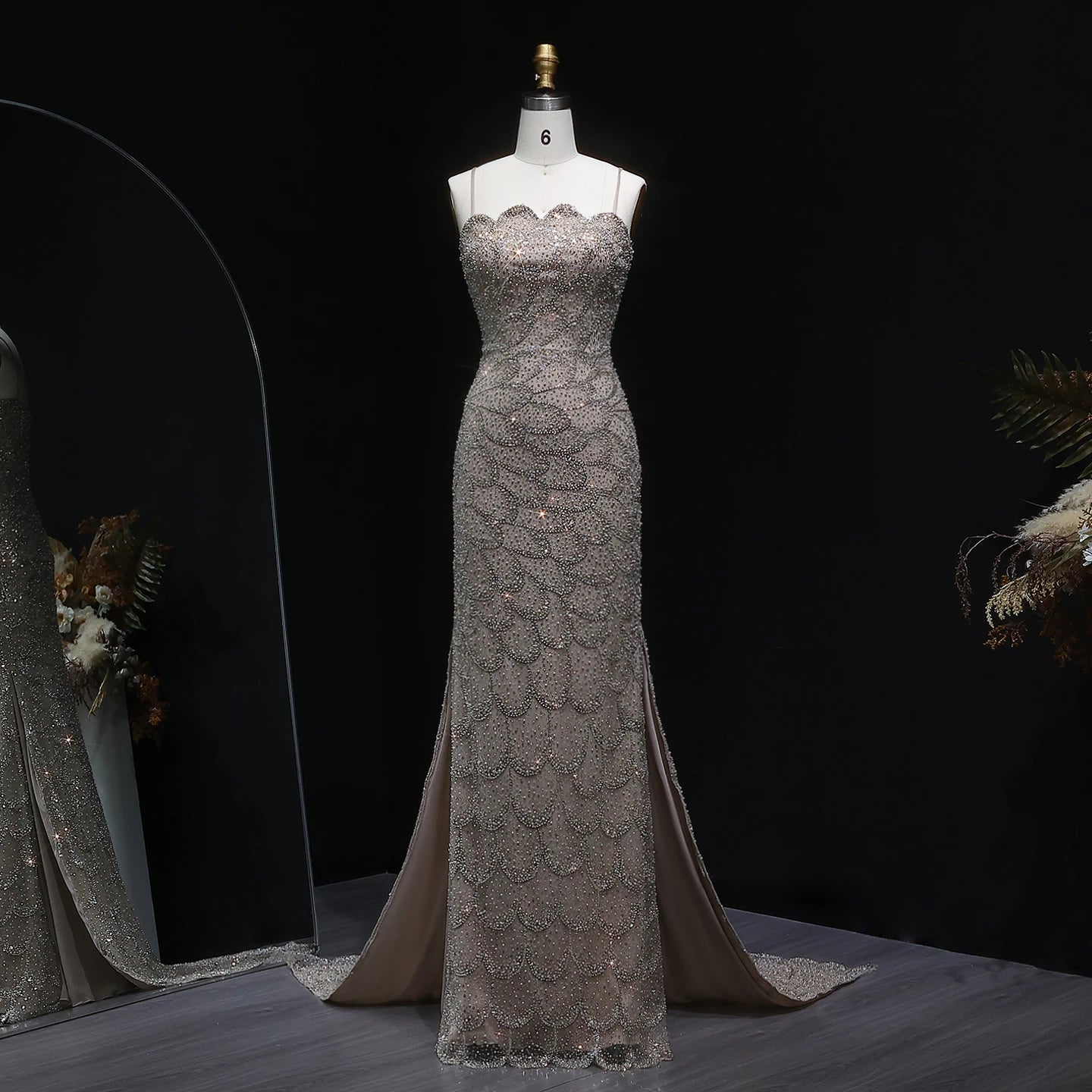 Annina Strapless Evening Gown