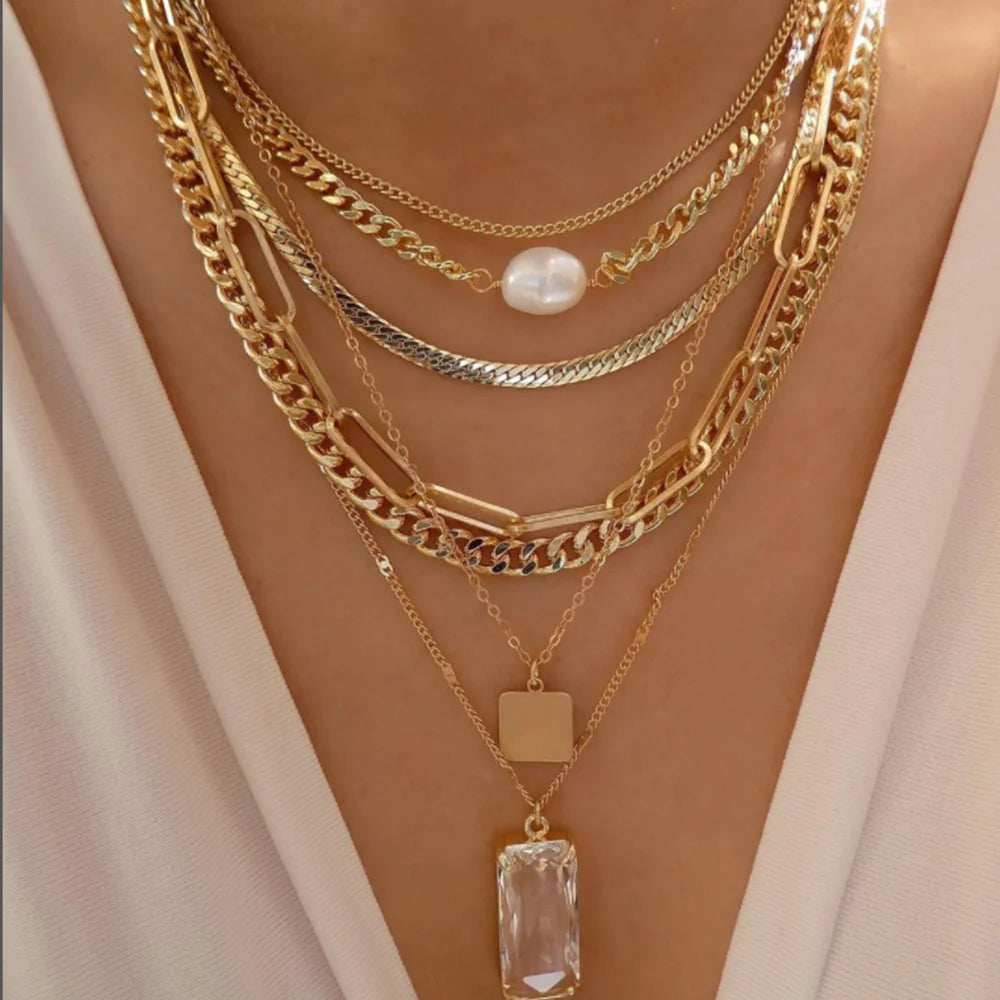 Keiya Layered Necklace Collection