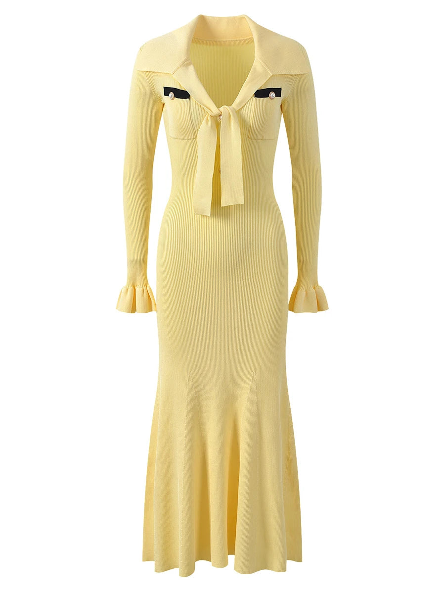 Majesty Knit Midi Dress