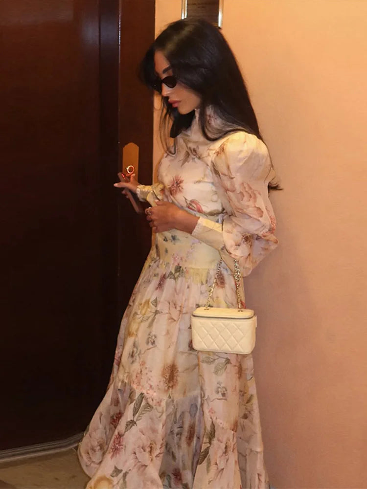 Fiorenza Ruffled Skirt Set