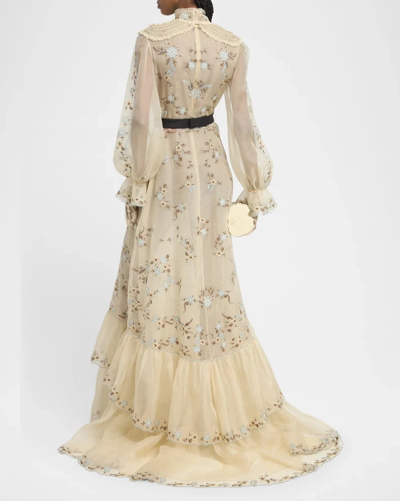 Letizia Ruched Lace Dress