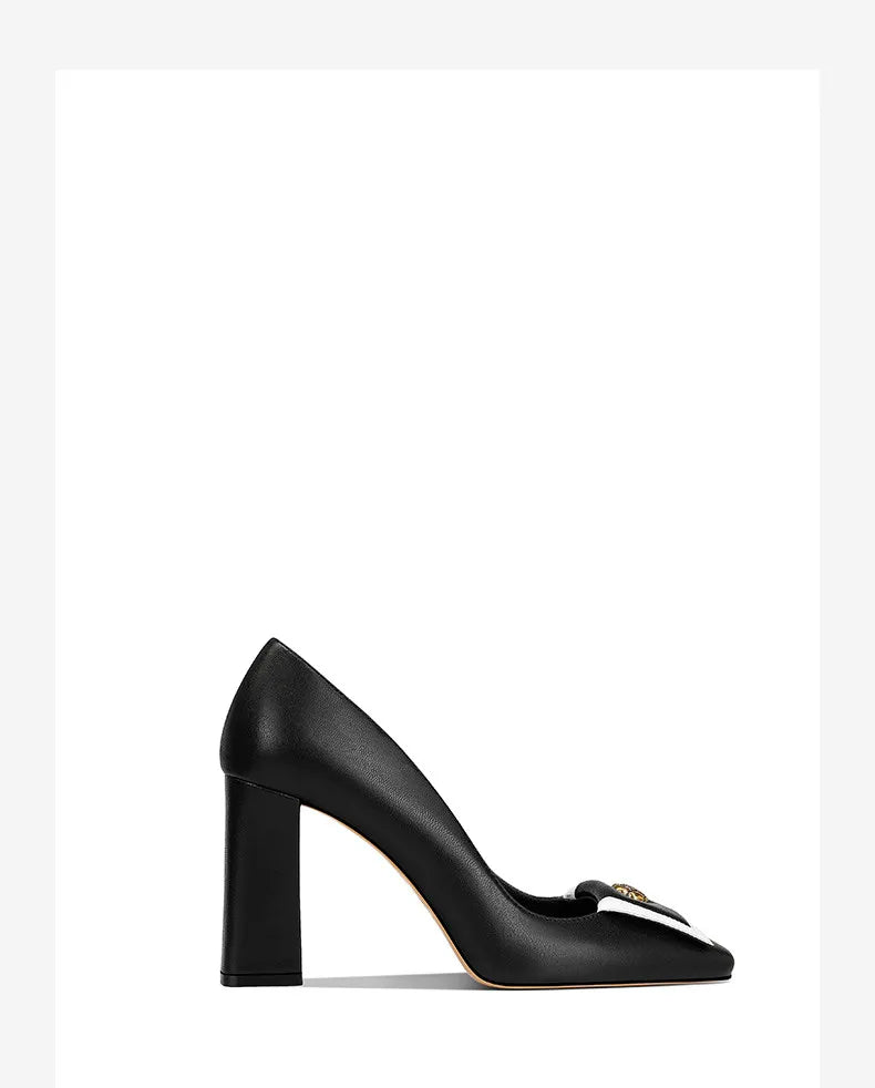 Loretta Square Heel Shoes