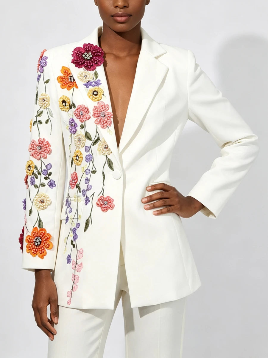 Regal Floral Blazer
