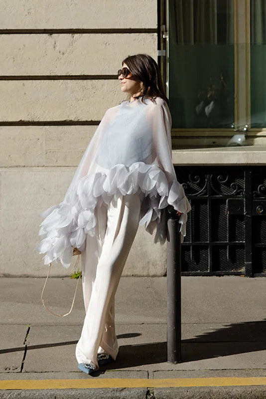 Lysoria Floral Sheer Blouse