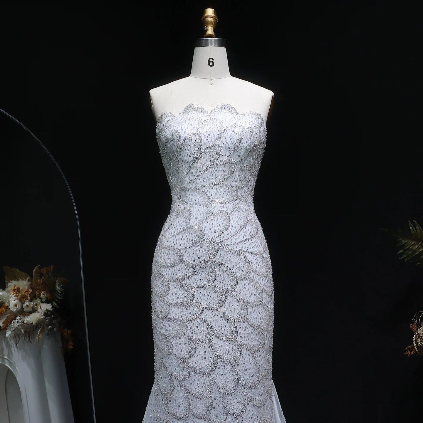 Annina Strapless Evening Gown