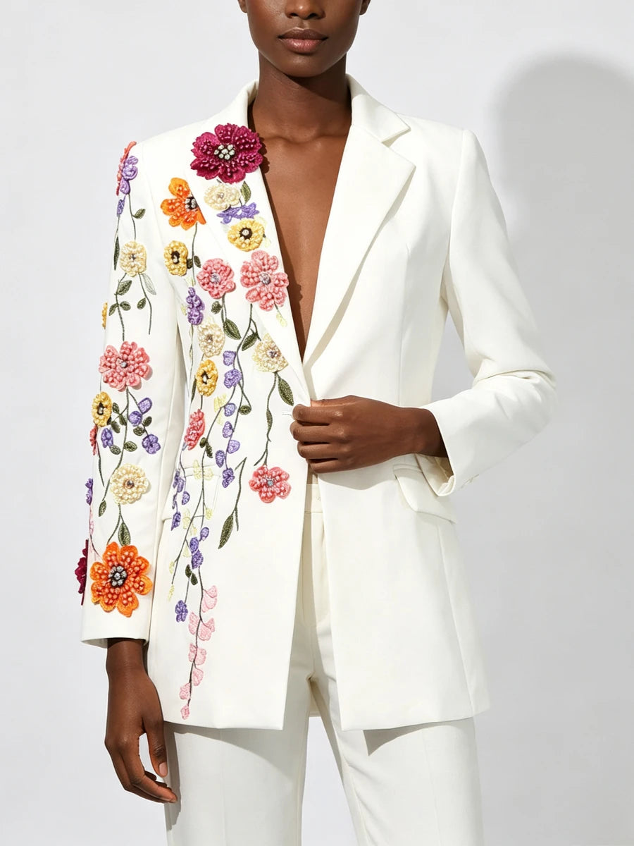 Regal Floral Blazer