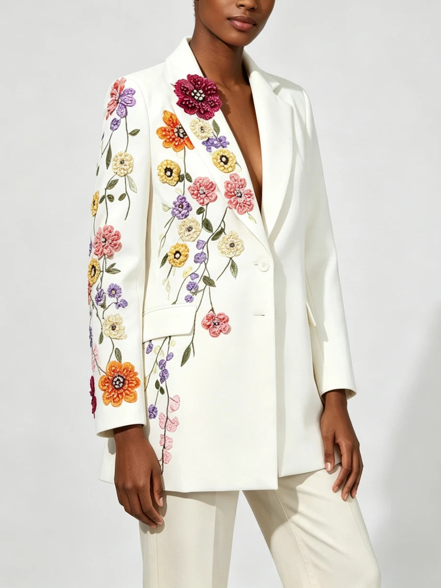 Regal Floral Blazer