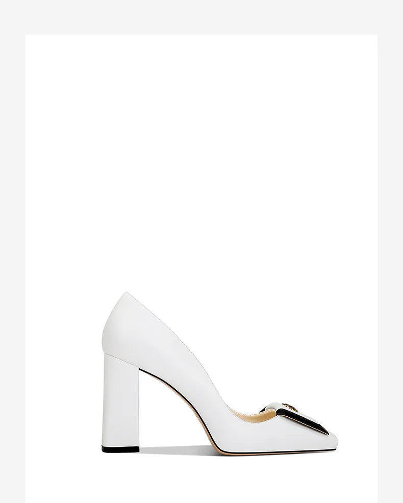 Loretta Square Heel Shoes