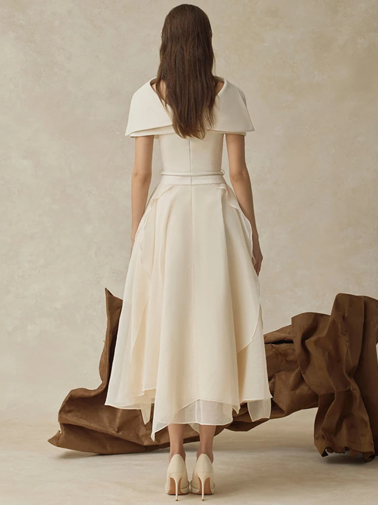 Clementina Cape Dress