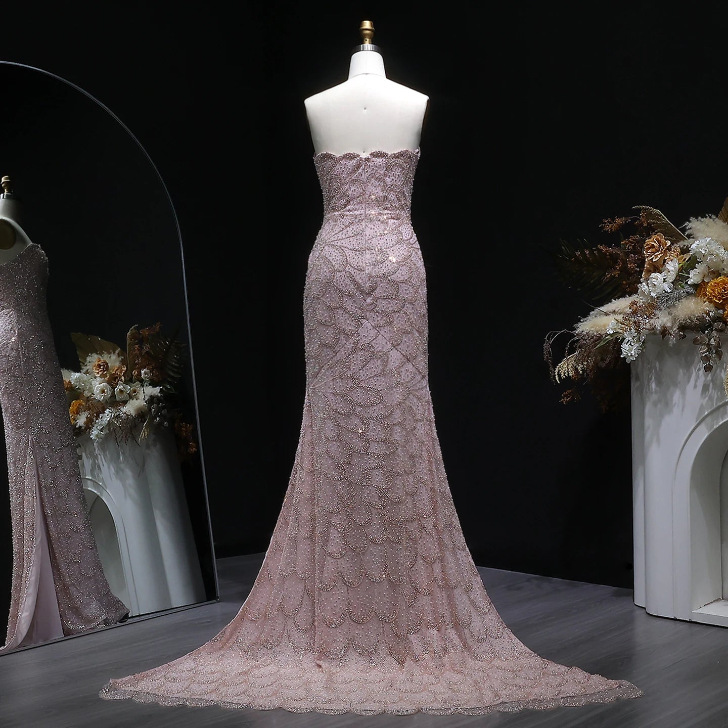 Annina Strapless Evening Gown