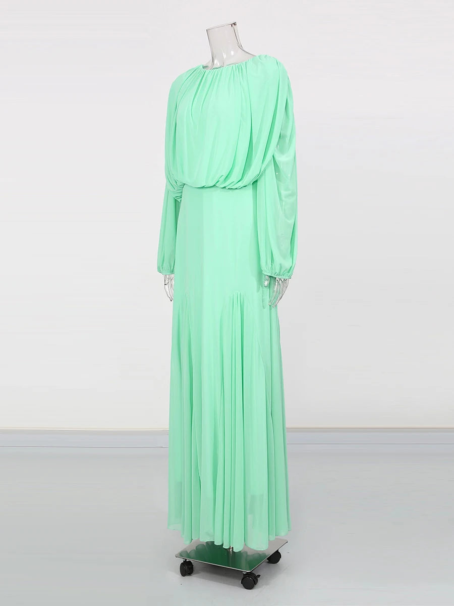 Domitia High Waist Maxi Dress