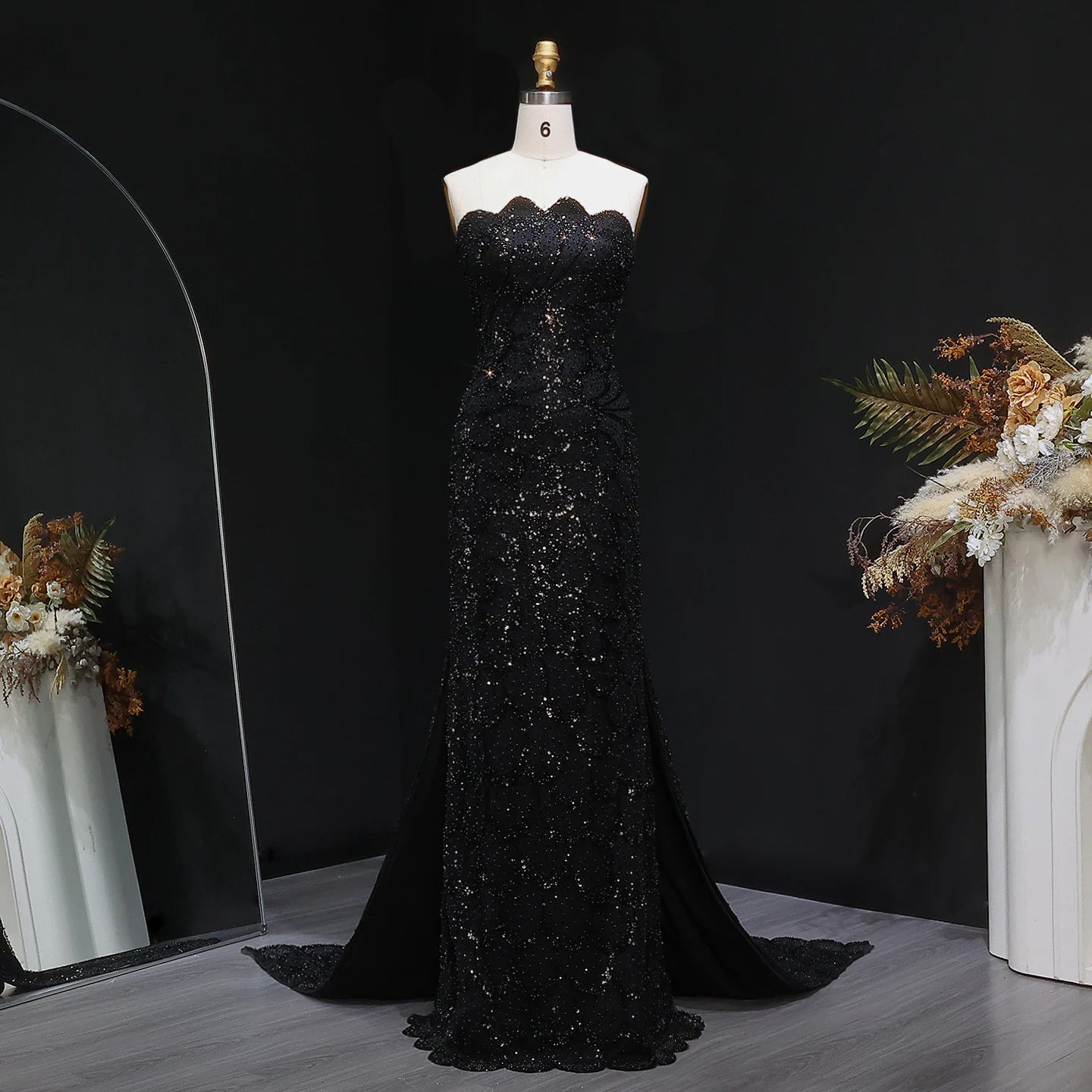 Annina Strapless Evening Gown