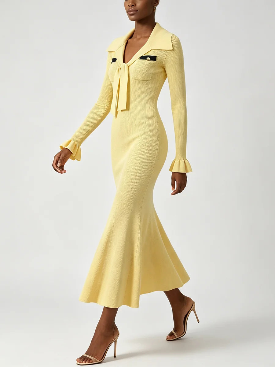 Majesty Knit Midi Dress