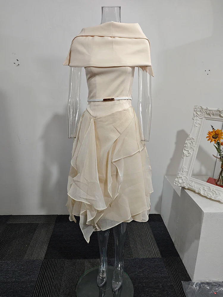 Clementina Cape Dress