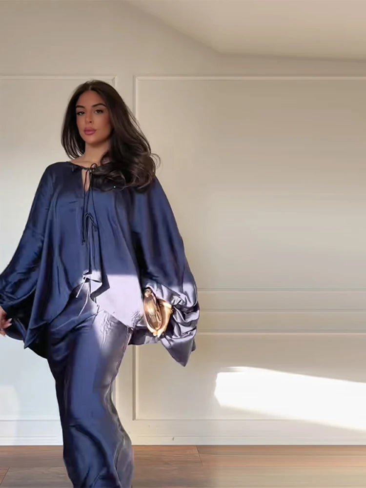 Soléva Satin Skirt Set