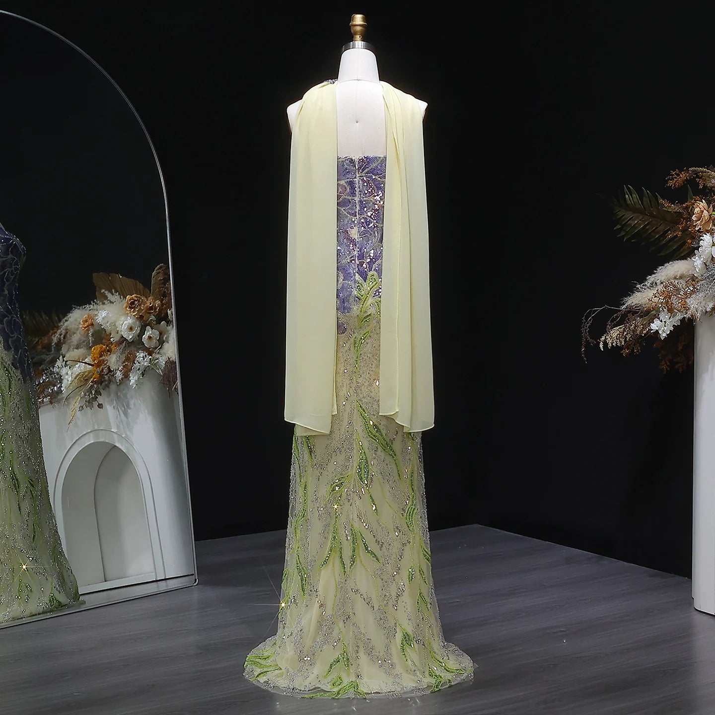 Nefeli Sequin Mermaid Gown