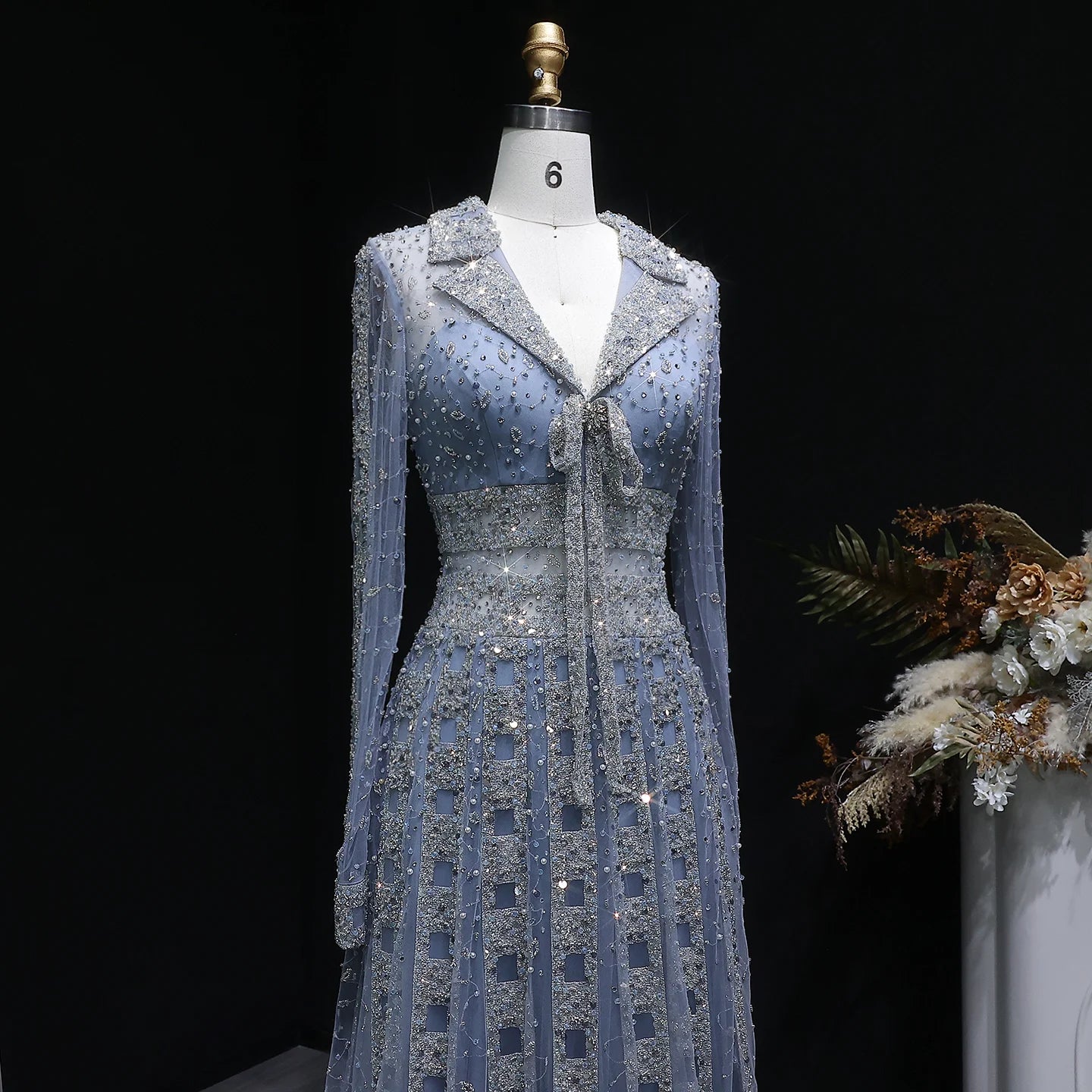 Sybille Sequin Formal Gown