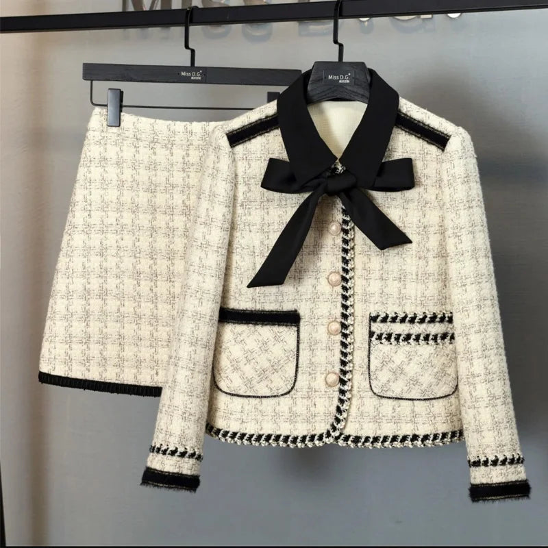 Ludovica Tweed Jacket Set
