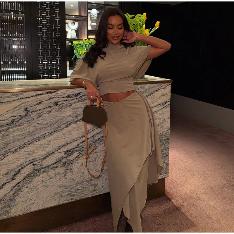 Lisette Irregular Skirt Set