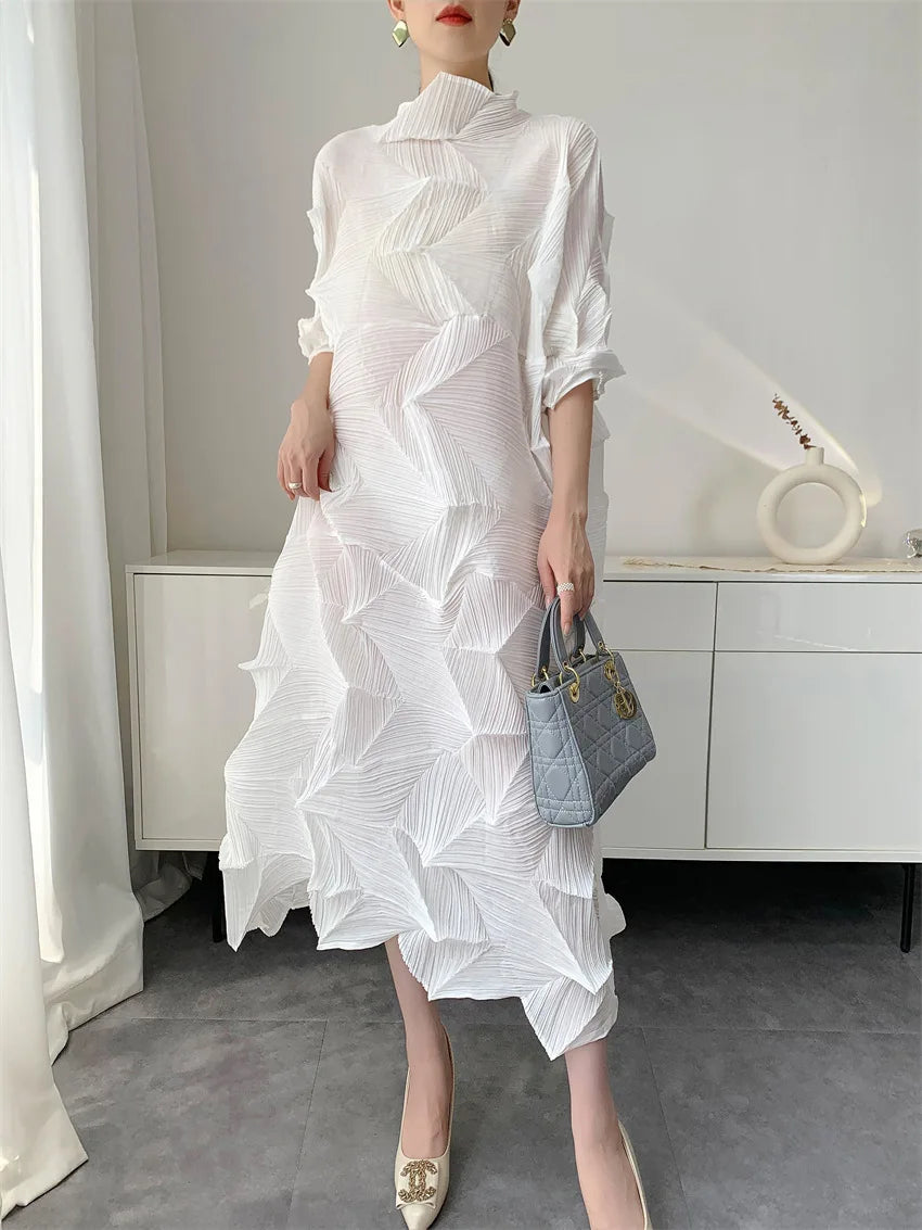 Valenne Pleated Maxi Dress