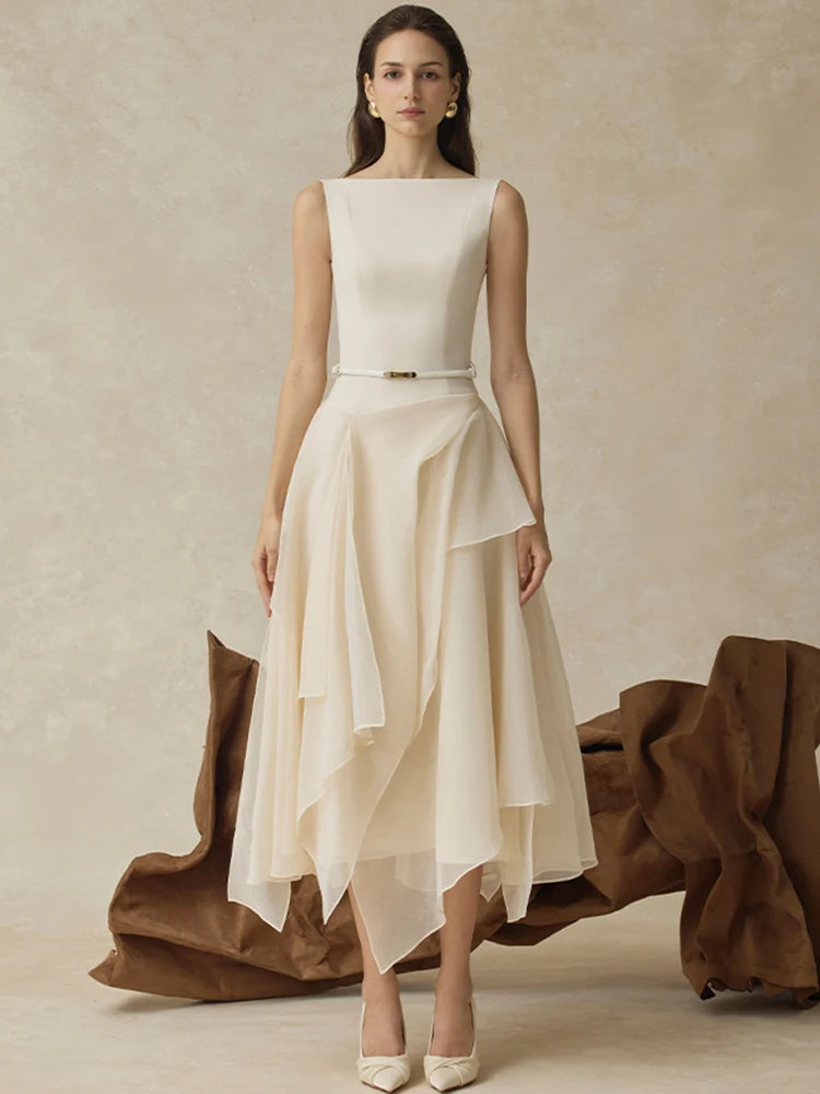 Clementina Cape Dress