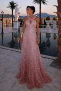 Olyssia Beaded Evening Dress