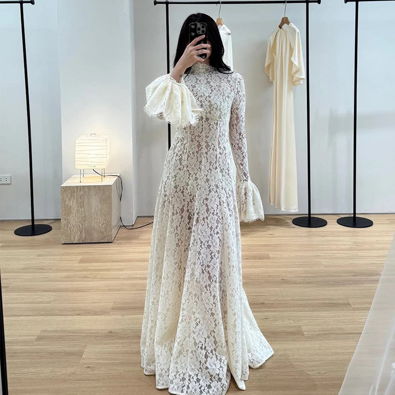 Tullia Vintage Lace Maxi