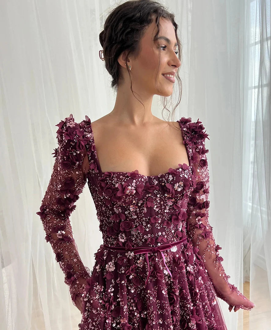 Rosalind Crystal Evening Dress